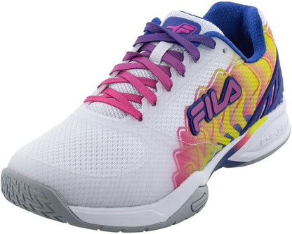 Volley Zone Pickleball Shoes Women (Wht/Kopk/Mblu)