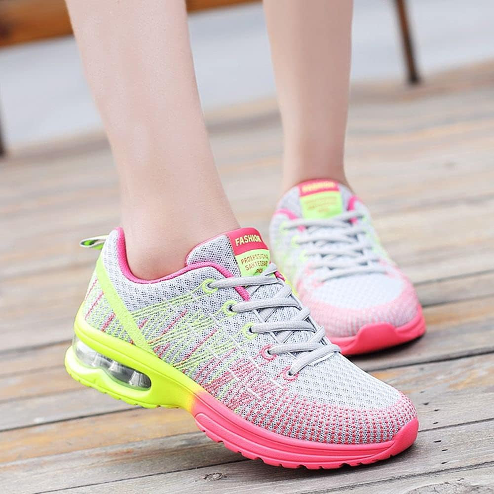 Womens Colorful Sneakers Fashion Sports Shoes Breathable Casual Walking Shoes