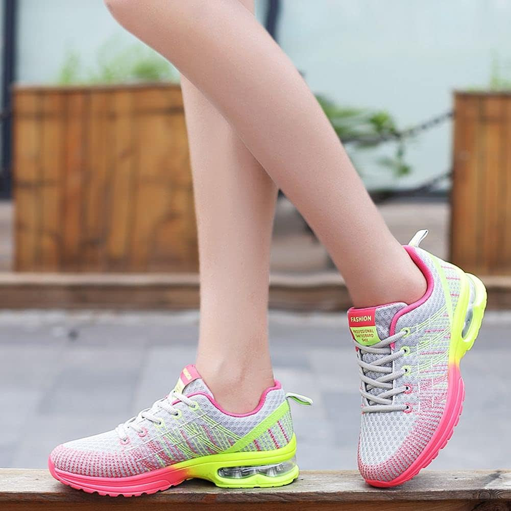 Womens Colorful Sneakers Fashion Sports Shoes Breathable Casual Walking Shoes