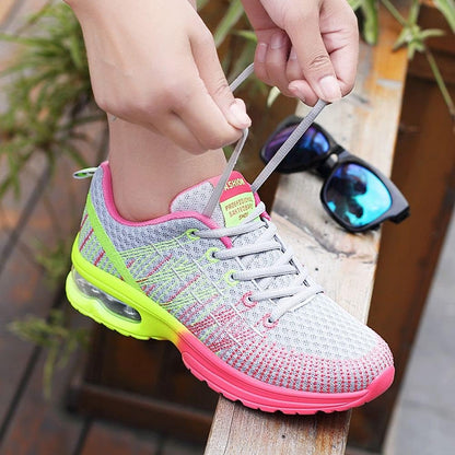 Womens Colorful Sneakers Fashion Sports Shoes Breathable Casual Walking Shoes