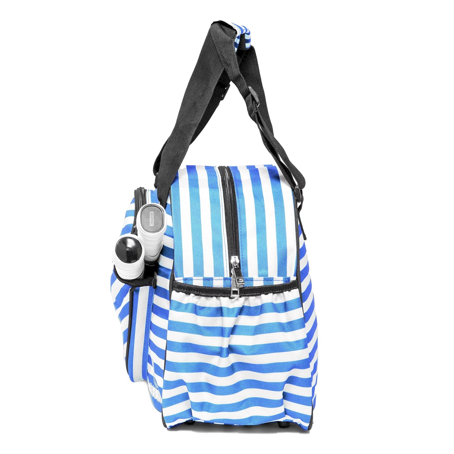 Pik’Le’Ball Women’S Premium Pickleball Bag. the Original Pickleball Tote. Water Bottle Holder, Racquet/Paddle Case, Fits More than 2 Paddles. Athletic Bag, Sling Bag (Blue/White)