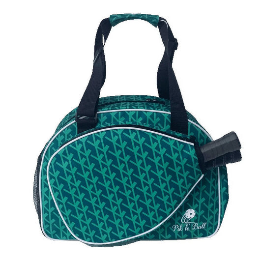 Pik’Le’Ball Women’S Premium Pickleball Bag. the Original Pickleball Tote. Water Bottle Holder, Racquet/Paddle Case, Fits More than 2 Paddles. Athletic Bag, Sling Bag (Classy Green)