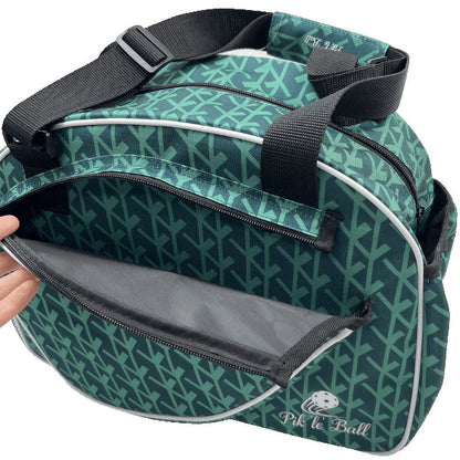 Pik’Le’Ball Women’S Premium Pickleball Bag. the Original Pickleball Tote. Water Bottle Holder, Racquet/Paddle Case, Fits More than 2 Paddles. Athletic Bag, Sling Bag (Classy Green)