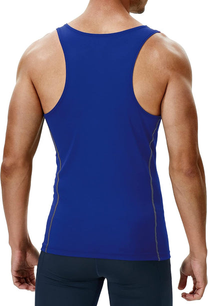 3 Pack Men'S Compression Tank Tops Sleeveless Compression Shirts for Men