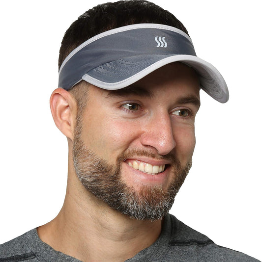 Lightweight Visor for Men. Best for Running, Golf, Tennis & All Sports. Ultra Light & Adjustable.