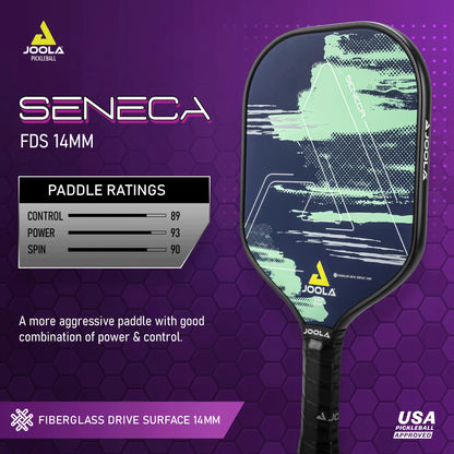 Seneca FDS 14Mm Pickleball Paddle, Blue/Green