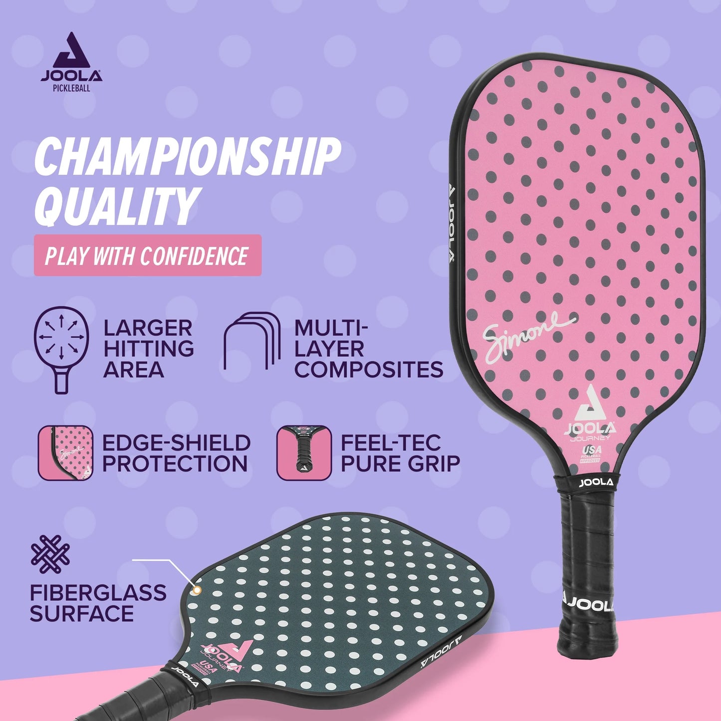 Journey Polka Dots Pickleball Paddle